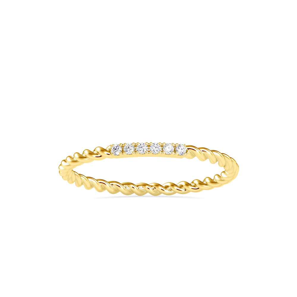 Elegant Ripples Ring