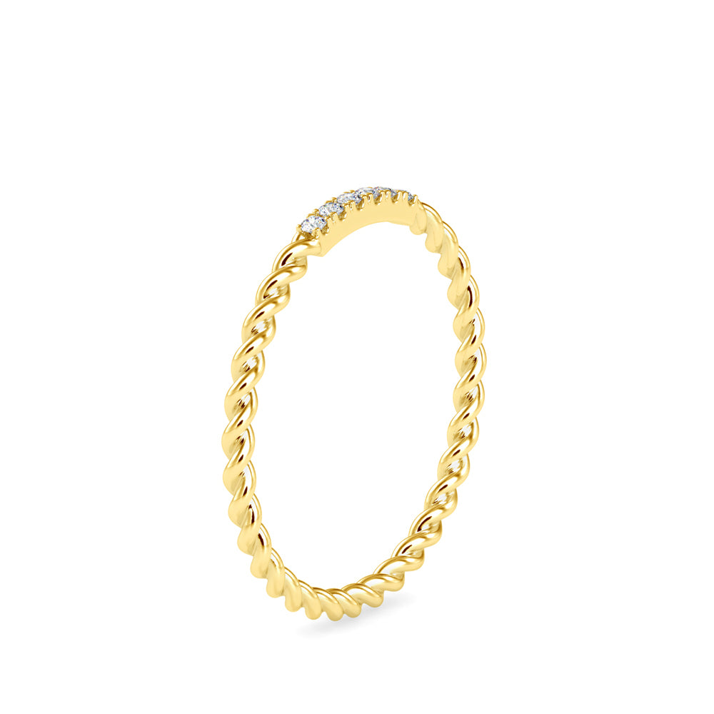Elegant Ripples Ring
