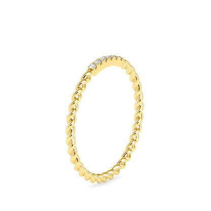 Elegant Ripples Ring
