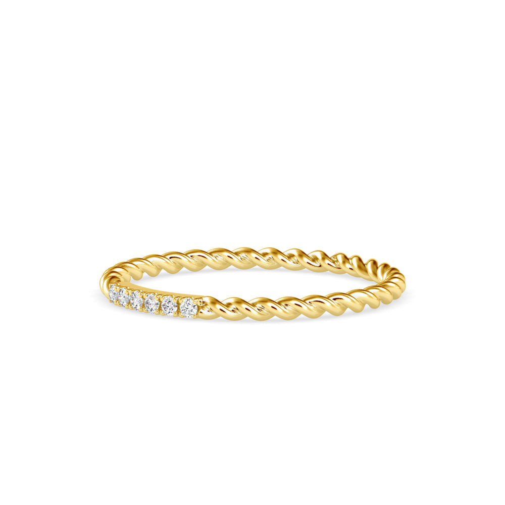 Elegant Ripples Ring