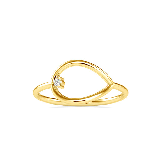 Delicate Leaf Ring