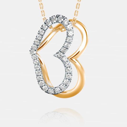 Two of Hearts Pendant