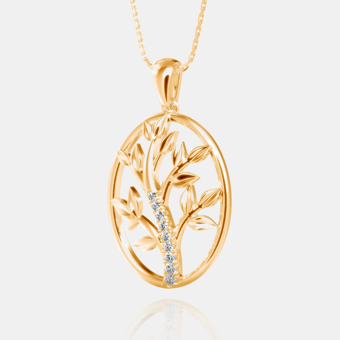 The Sparkling Moneyplant Pendant